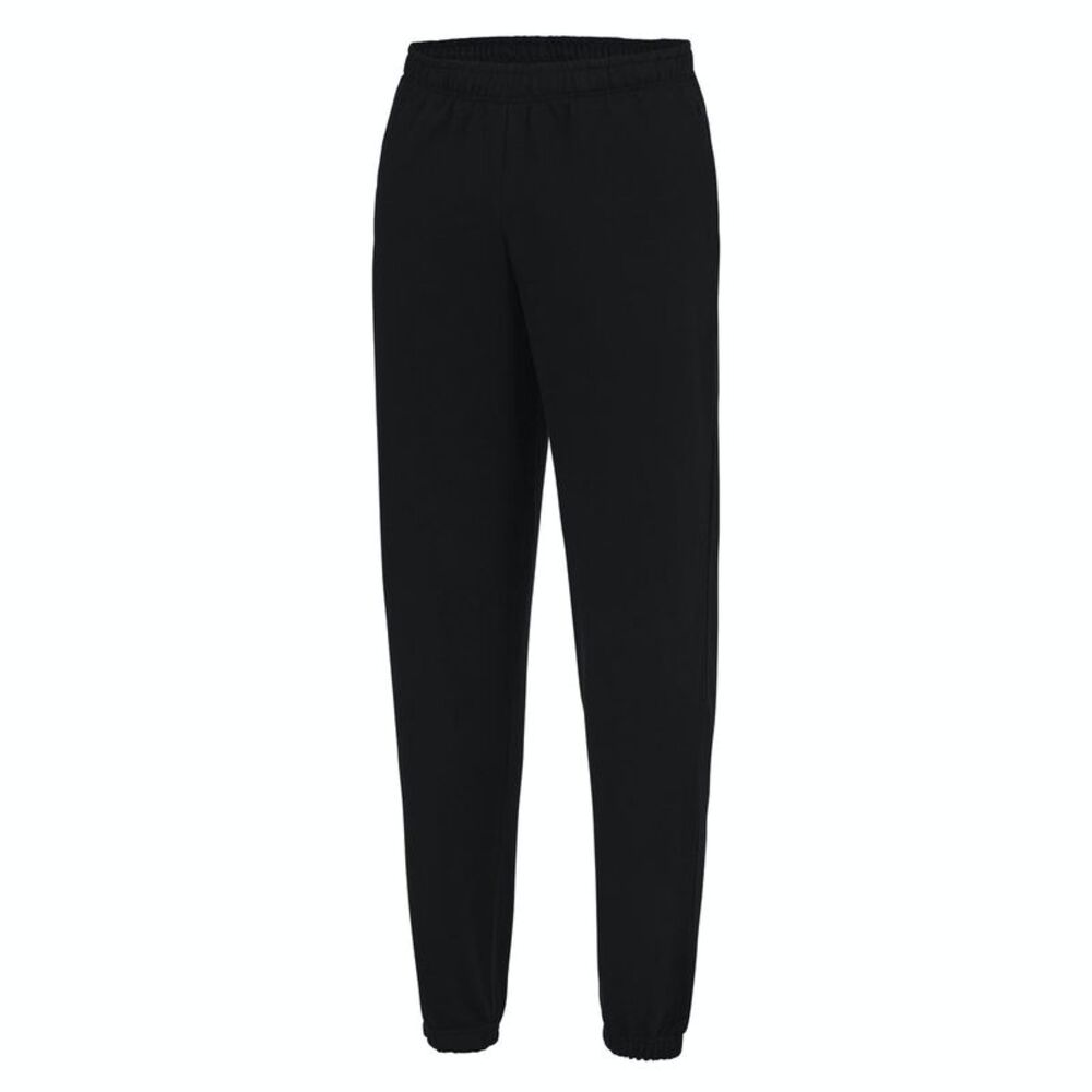 Awdis Mens College Cuffed Ankle Jogging Bottoms / Deep Black